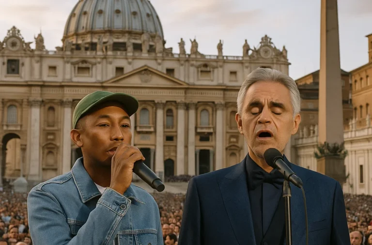 Pharrell Williams et Andrea Bocelli