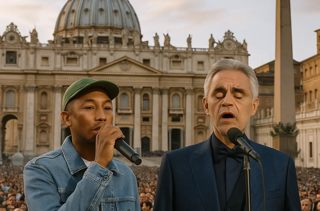 Pharrell Williams et Andrea Bocelli